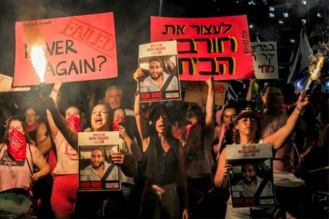 Proteste für Freilassung der Geiseln am Samstag in Tel Aviv