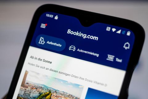 Die App von Booking.com