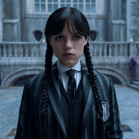 Jenna Ortega als "Wednesday" in der zweiten Staffel der gleichnamigen Netflix-Serie