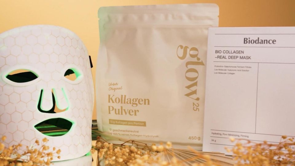 Maske, Kapsel oder LED: Welche viralen Kollagen-Trends helfen wirklich? Kollagen-Produkte