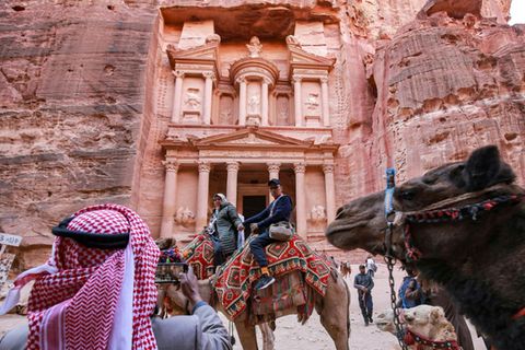 Die antike jordanische Stadt Petra
