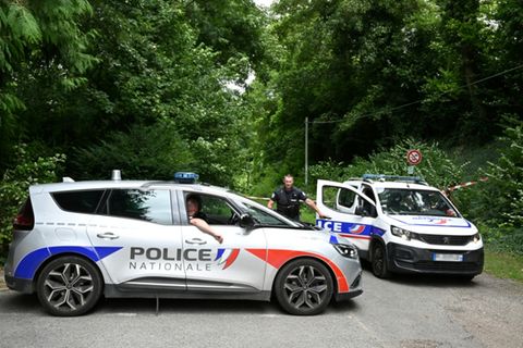 Polizei am Tatort