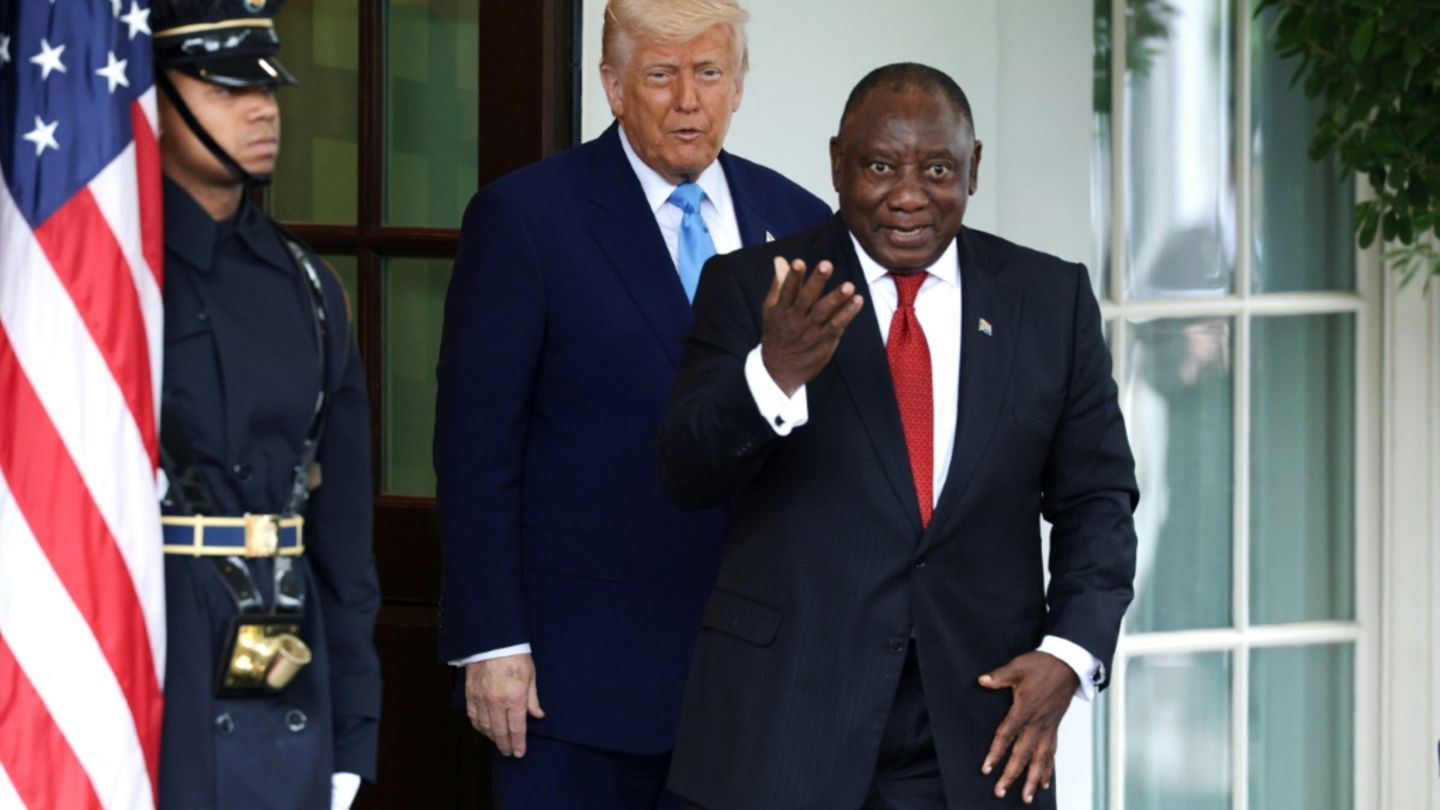 US-Präsident Donald Trump und Südafrikas Präsident Cyril Ramaphosa