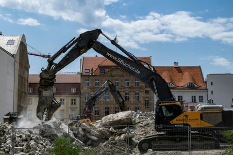 Bauarbeiten in Berlin-Mitte