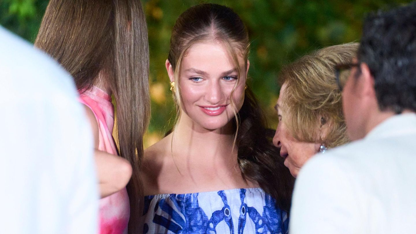 Princess Leonor: In the dress of mom to reception in Mallorca