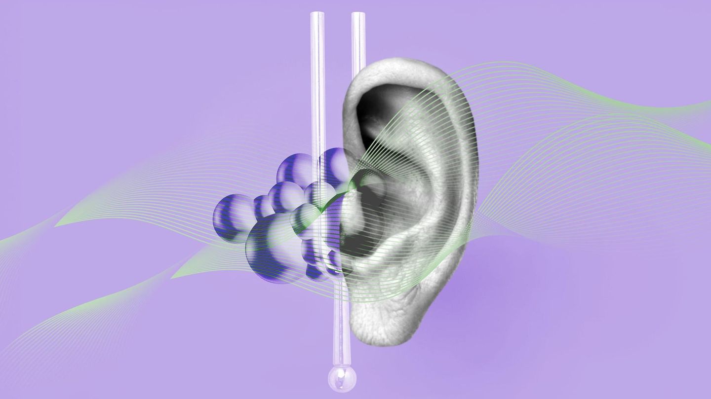 Hörproblem: Illustration eines Ohres