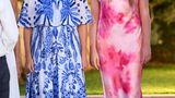 Und zwar das Outfit von Prinzessin Leonor: Sie hatte sich offenbar an Mamas Kleiderschrank bedient und sich dort für den Anlass ein schulterfreies Sommerkleid aus der Desigual x Stella Jean-Kollektion ausgeliehen. Genau das...