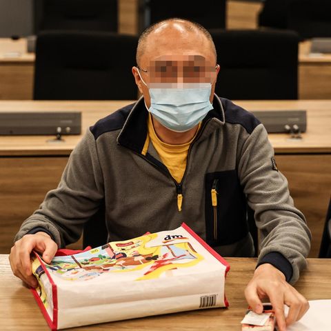 Arbeiter für Maximilian Krah: Jian G. im Dresdner Justizzentrum