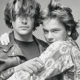 Besetzungsfoto von "My Own Private Idaho" ("Das Ende der Unschuld"), mit Keanu Reeves und River Phoenix