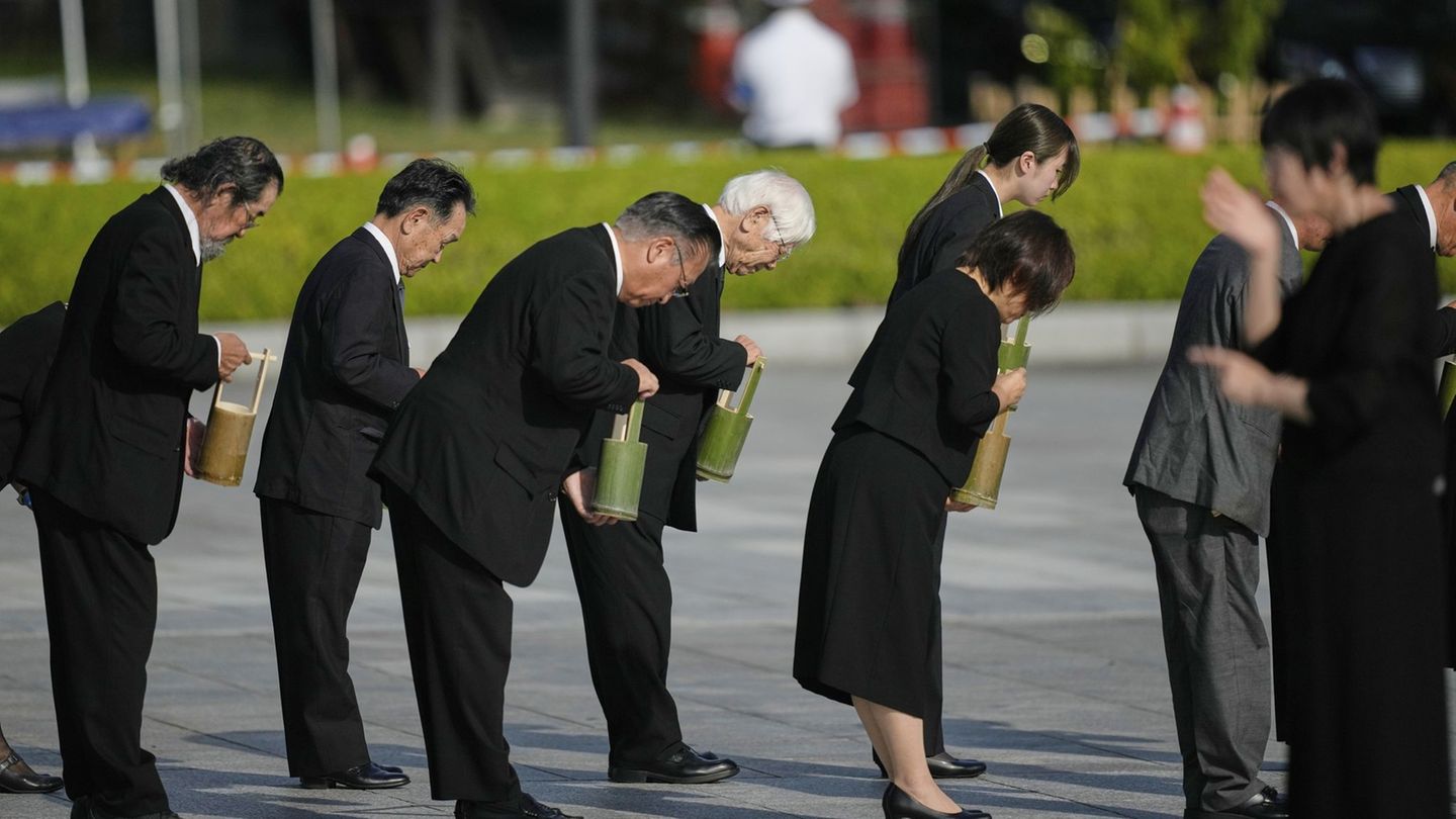 Japan: Hiroshima commemorates the victim of the atomic bombing 80 years ago
