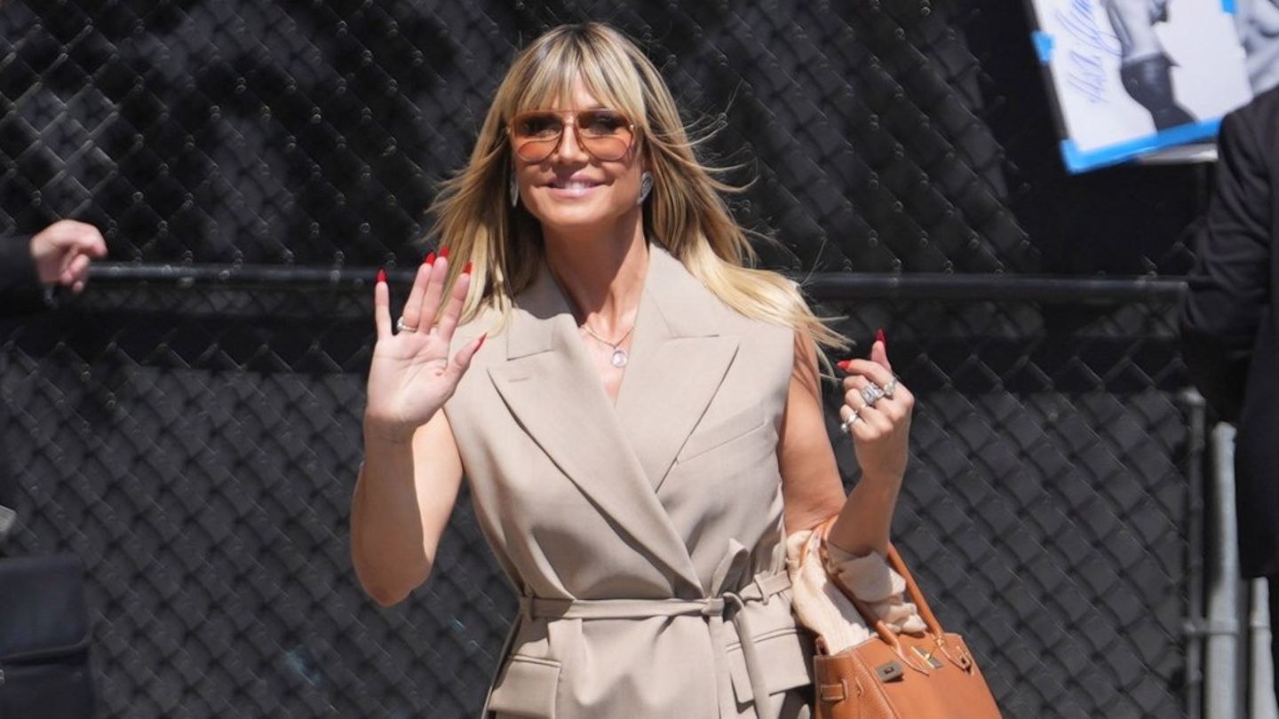 Heidi Klum: Back out of vacation and again on TV