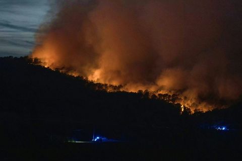 Waldbrand in Südfrankreich