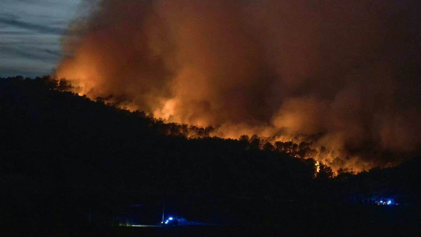 Waldbrand in Südfrankreich