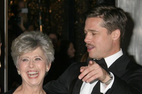 Brad Pitt mit seiner Mutter Jane Etta 2008 auf der Premiere von "Der seltsame Fall des Benjamin Button"