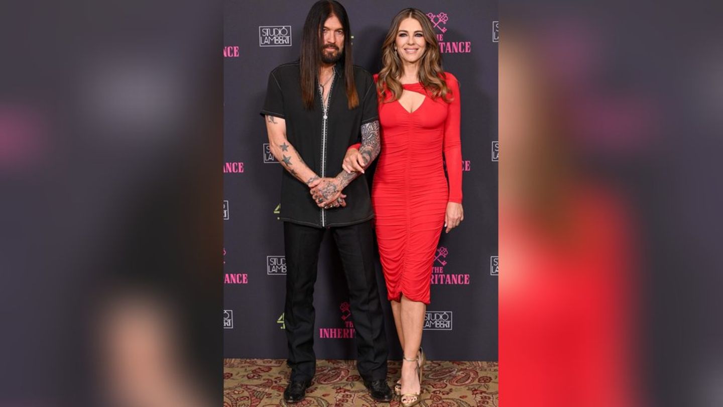 Elizabeth Hurley: Couple appearance with Billy Ray Cyrus in London