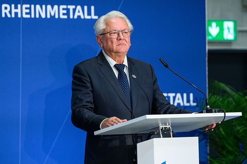 Das Bild zeigt Rheinmetall-Vorstandschef Papperger