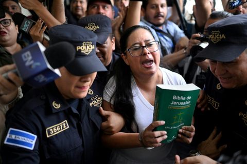 Die Menschenrechtsaktivistin Ruth Lopez aus El Salvador