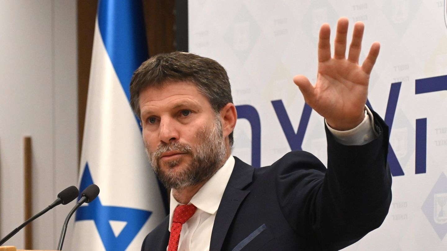 Finanzminister Bezalel Smotrich Israels ultrarechter Finanzminister Bezalel Smotrich