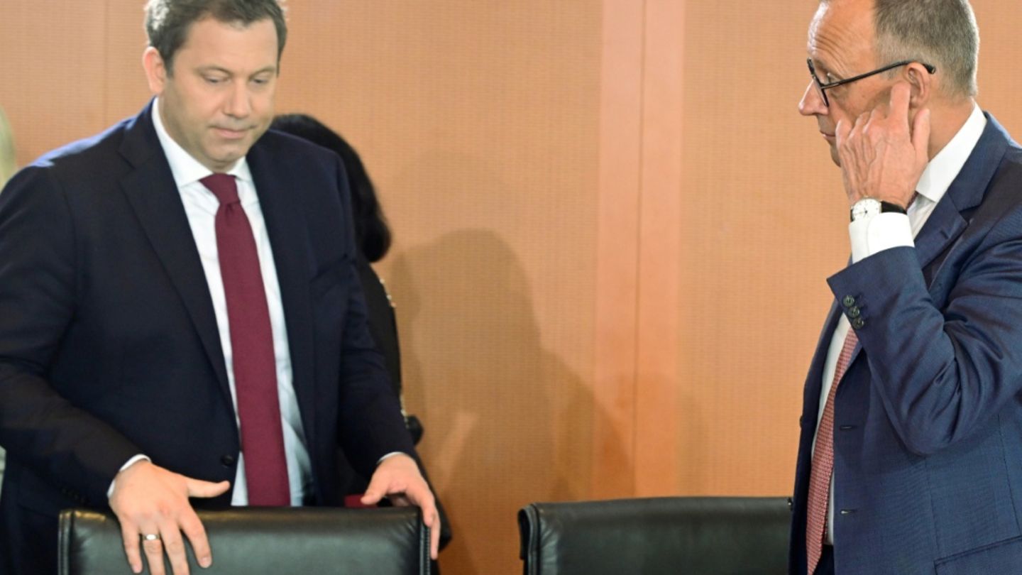 Vizekanzler Klingbeil (l.) und Kanzler Merz (r.)