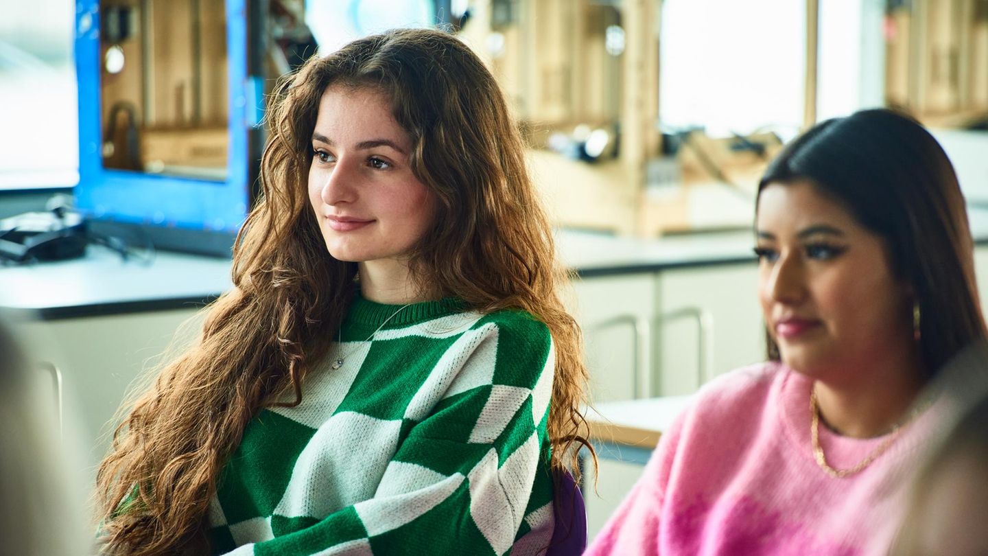 Porno in der Schule: Schülerinnen beim Unterricht