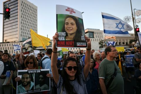 Demonstranten in Jerusalem