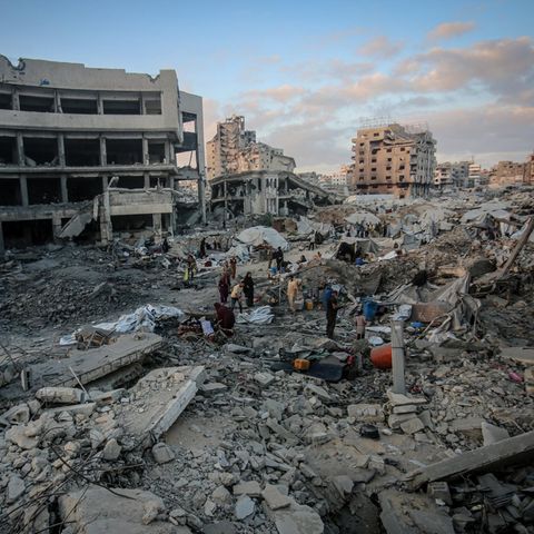Gaza Stadt: Zerstörung durch Bombardierungen so weit das Auge reicht