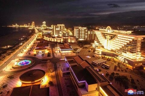 Als Vorbild für Kim Jong Uns Strandanlage gilt Benidorm, eine Urlauberstadt voller Bettenburgen
