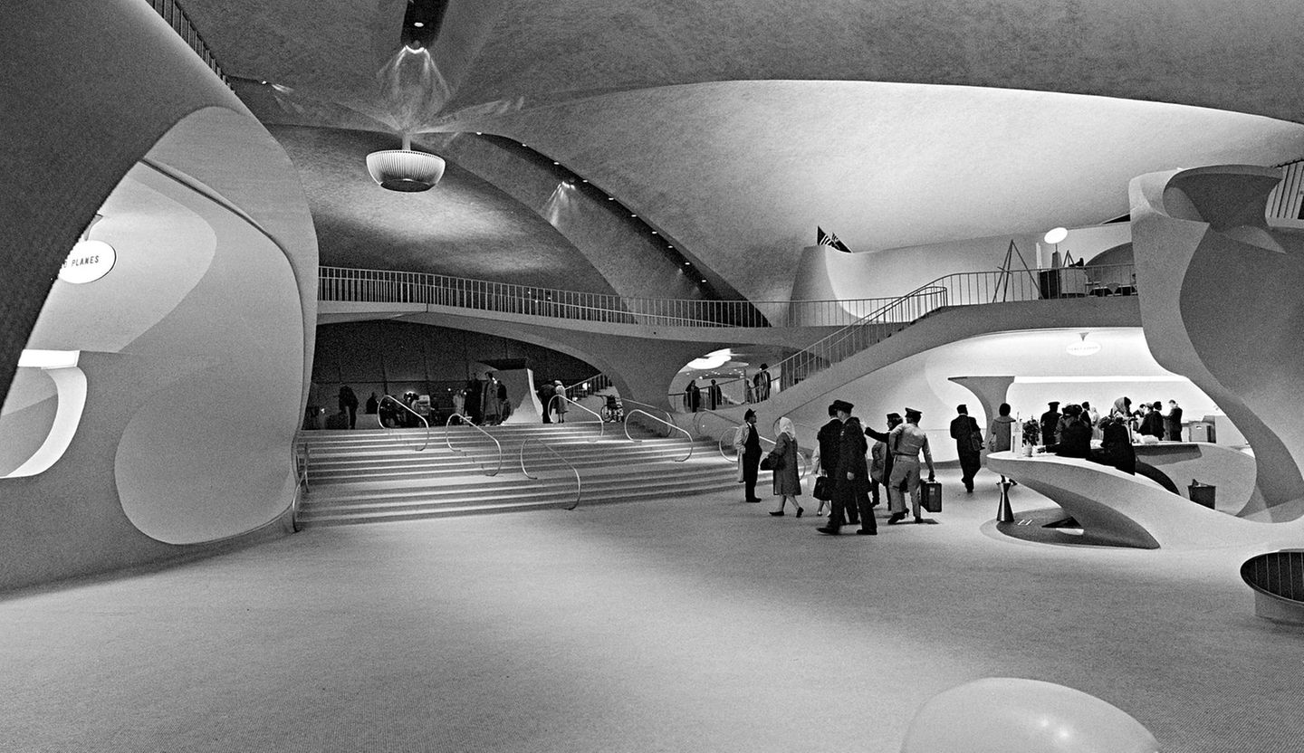 Terminal einer Fluglinie