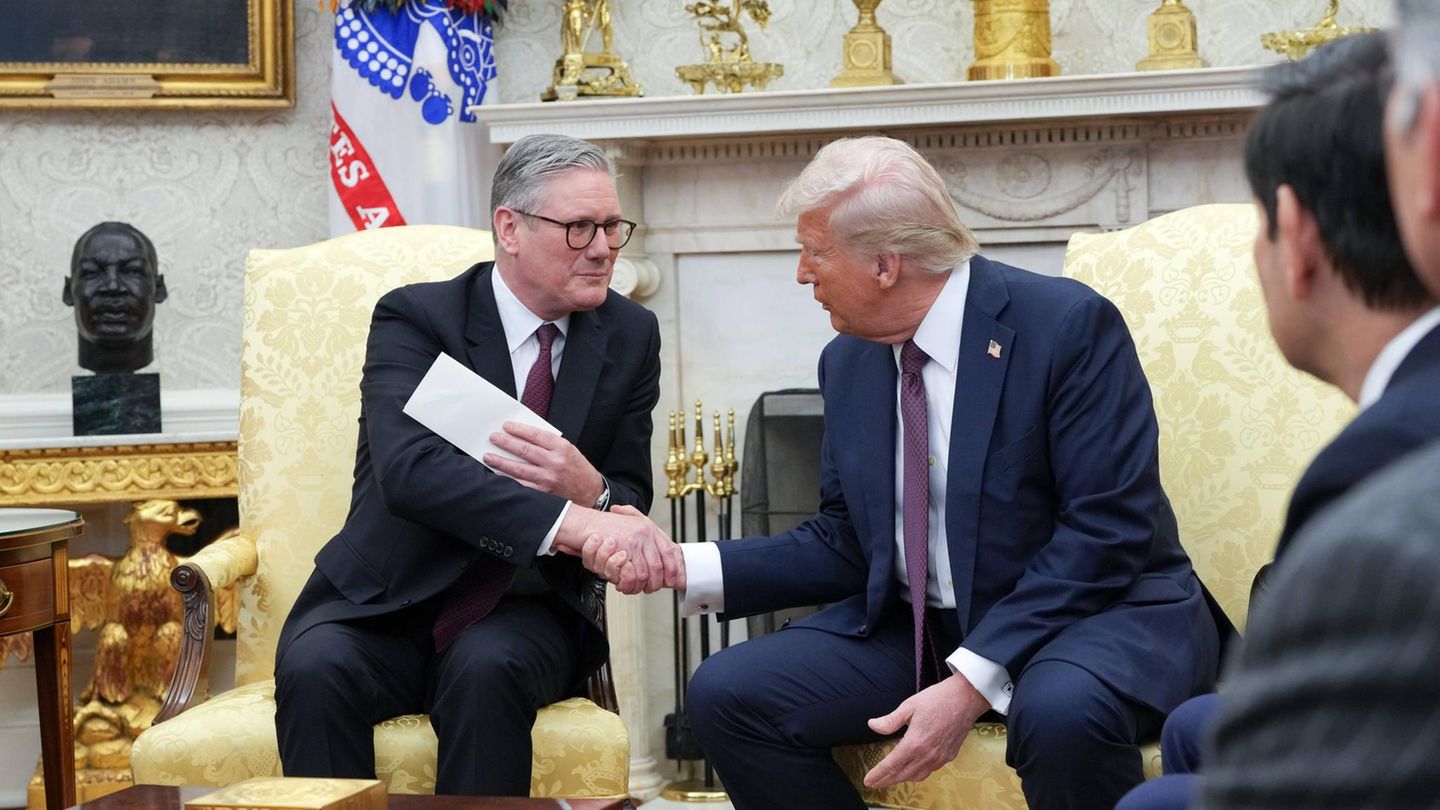 Donald Trump und Keir Starmer