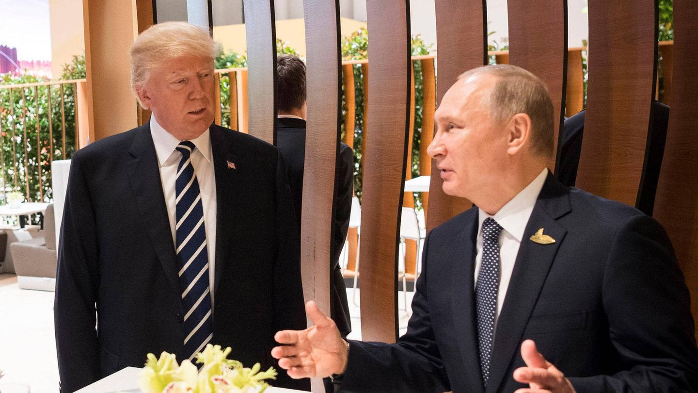 Trump mit Putin in Hamburg