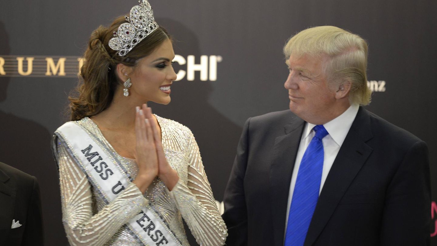 Trump bei Miss Universe in Moskau 2013