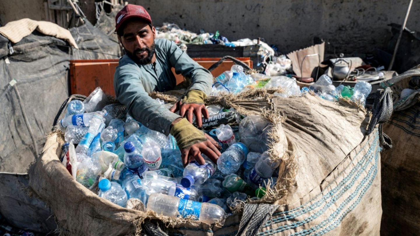 Plastikrecyling in Kabul