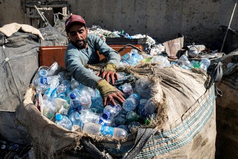 Plastikrecyling in Kabul