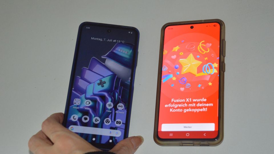 HMD Fusion X1 wird mit App gekoppelt