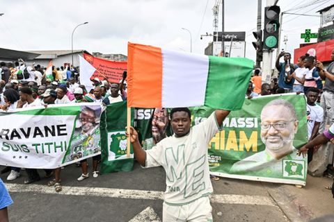 Demonstration in Abidjan