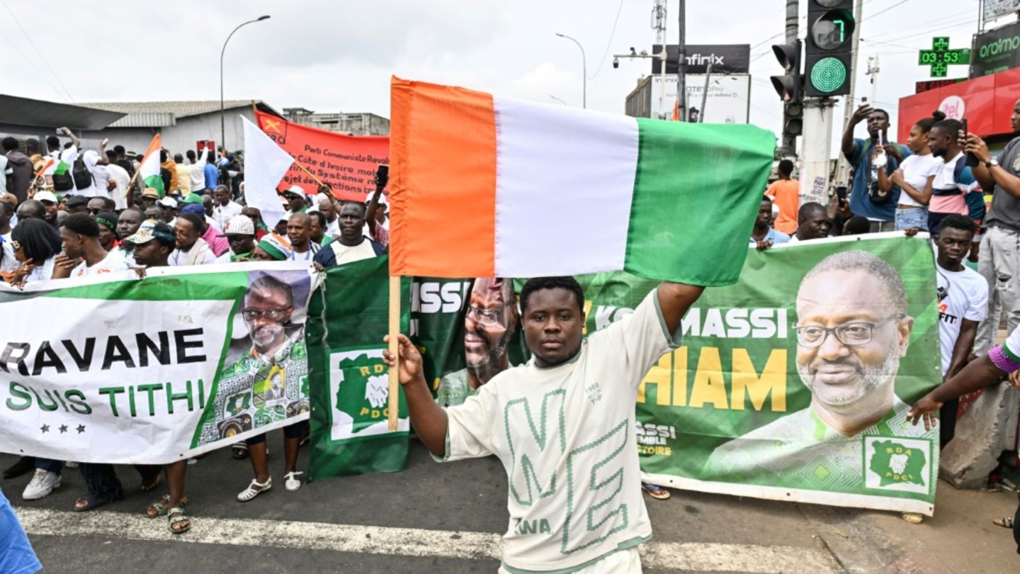 Demonstration in Abidjan