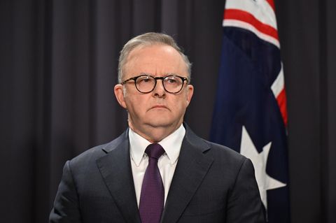 Australiens Premier Anthony Albanese fordert eine Zwei-Staaten-Lösung