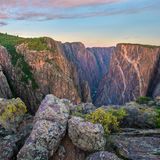 Ein blick auf der Black Canyon Schlucht