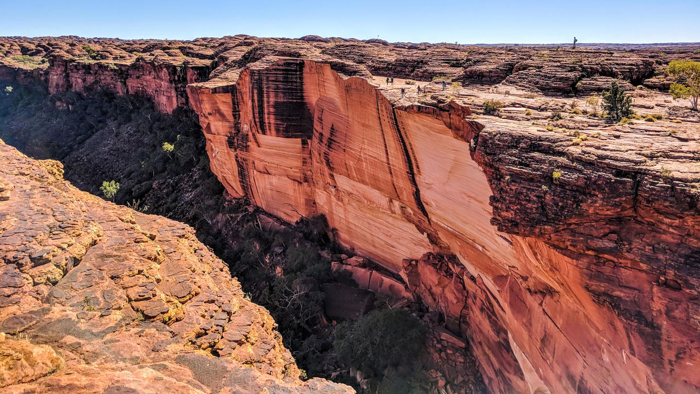 Ein Blick auf Kings Canyon, Australien