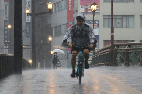 Heftige Regenfälle in der japanischen Provinz Kumamoto