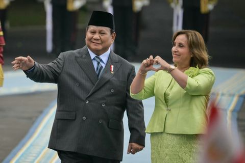 Prabowo und Boluarte in Jakarta