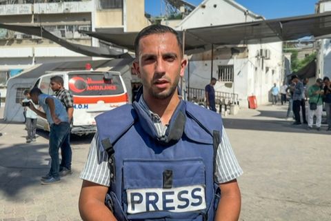 Der Al-Dschasira-Reporter Anas al-Scharif am 1. August