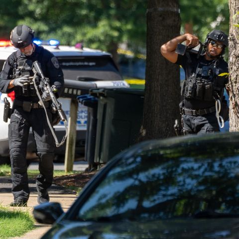Donald Trump Nationalgarde: Polizisten in Washington