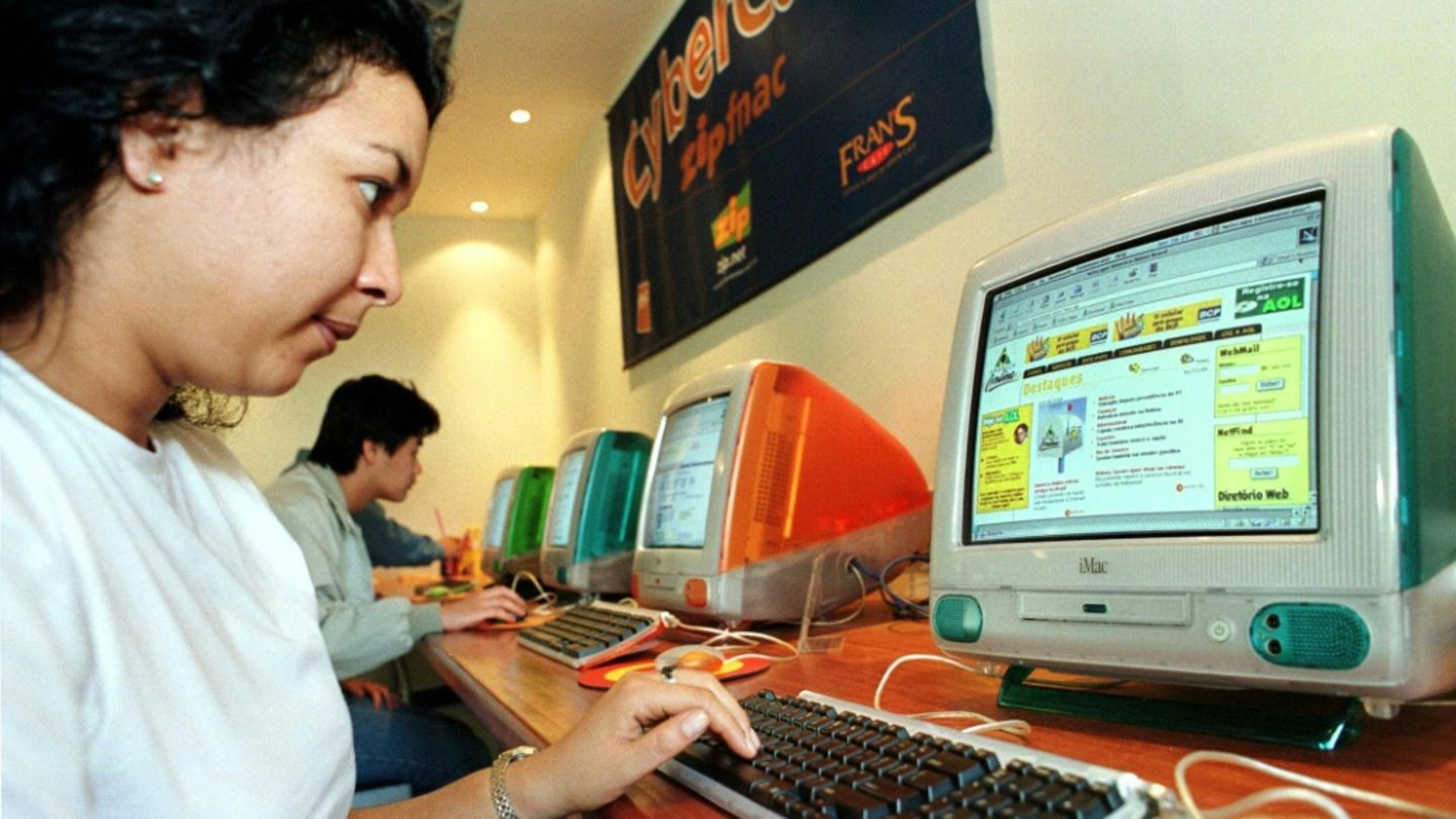 Einwahl ins Internet im Jahr 1999