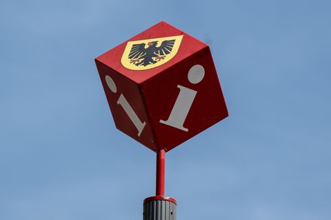 Das Stadtwappen von Dortmund hat die AfD in leicht abgewandelter Form für ihren Wahlkampf genutzt