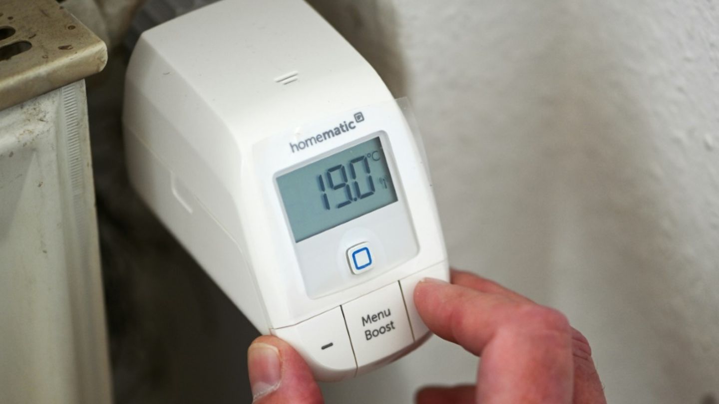 Thermostat an Heizung