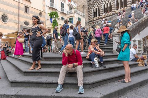 Italien: Touristenmassen in Amalfi