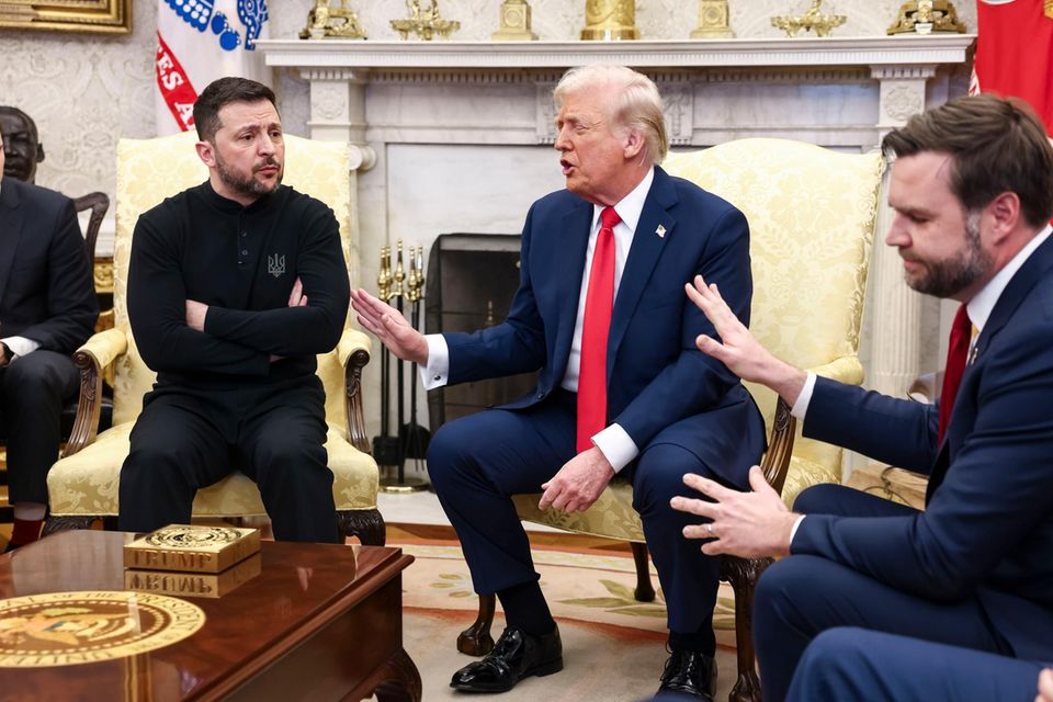 Oval Office Eklat between Trump, Vance and Selenskyj