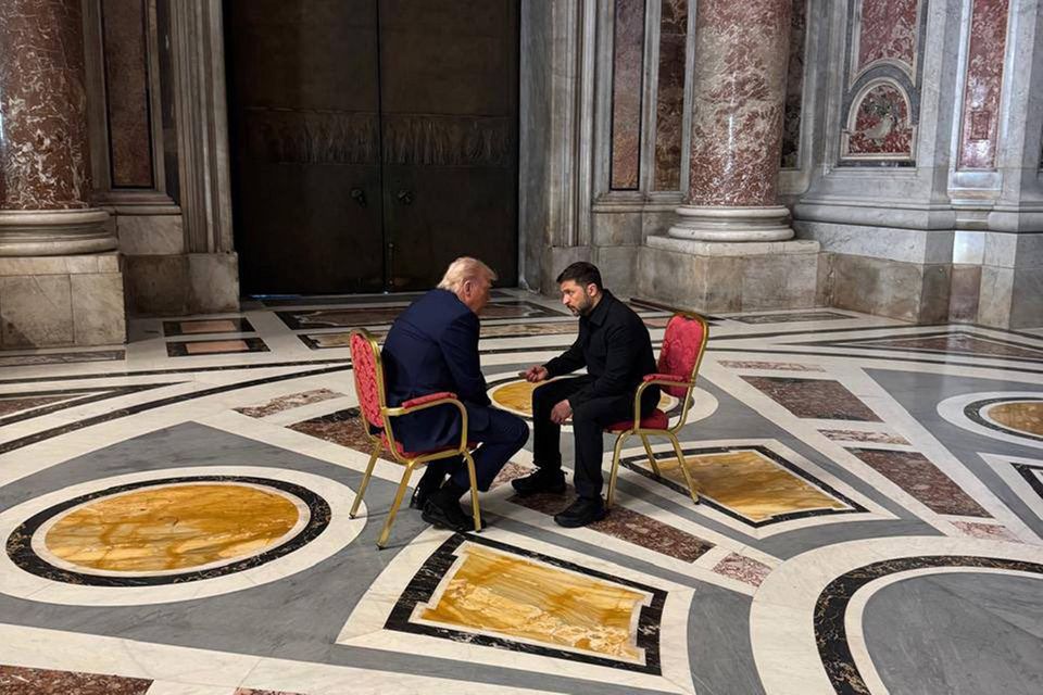 Donald Trump and Wolodymyr Selenskyj speak out in the Vatican