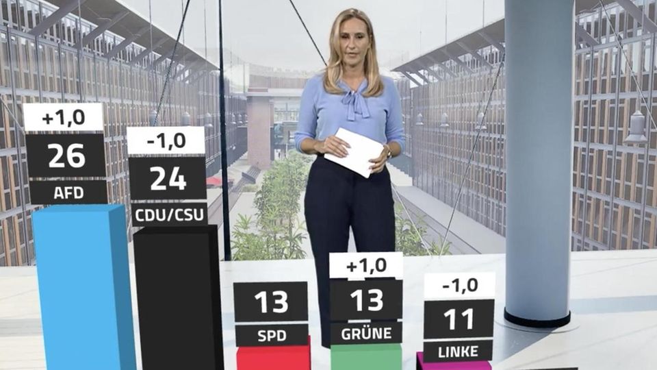 Merz und Union verlieren – AfD zieht mit neuem Bestwert vorbei
